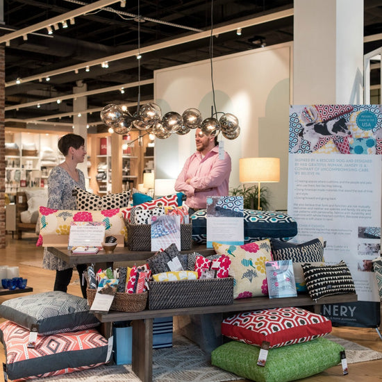 A Peek at Janery’s West Elm Pop-up Shop